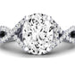 Dianella Oval Diamond Engagement Ring (Lab Grown Igi Cert) whitegold