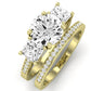 Dietes Diamond Matching Band Only (does Not Include Engagement Ring) For Ring With Round Center yellowgold