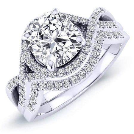 Dianella Cushion Diamond Bridal Set (Lab Grown Igi Cert) whitegold