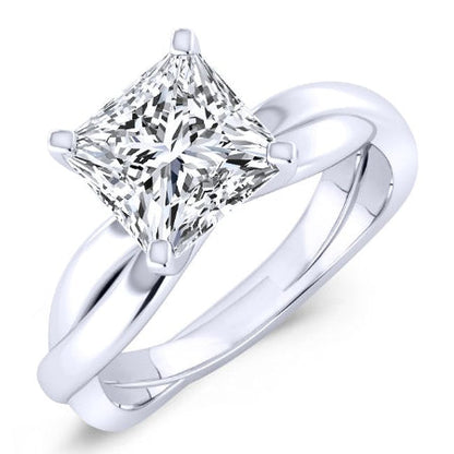 Baneberry Princess Diamond Engagement Ring (Lab Grown Igi Cert) whitegold