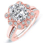 Coralbells Diamond Matching Band Only (engagement Ring Not Included) For Ring With Cushion Center rosegold