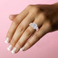 Erica Princess Diamond Bridal Set (Lab Grown Igi Cert) rosegold