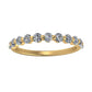 Anara Round Trendy Diamond Wedding Ring yellowgold