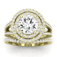 Flora Diamond Matching Band Only (engagement Ring Not Included) For Ring With Round Center yellowgold