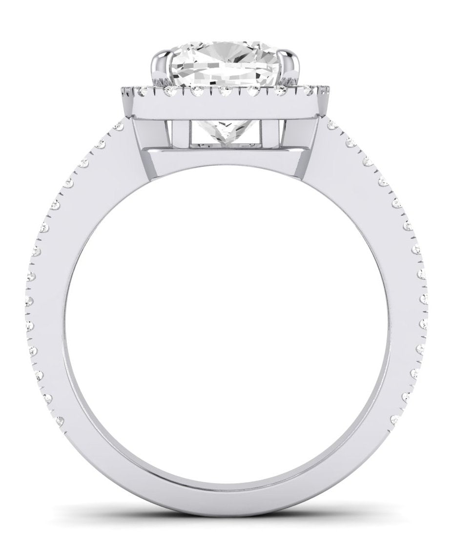 Freesia Cushion Diamond Engagement Ring (Lab Grown Igi Cert) whitegold