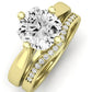 Gardenia Diamond Matching Band Only (does Not Include Engagement Ring) For Ring With Cushion Center yellowgold