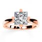 Gardenia Princess Diamond Engagement Ring (Lab Grown Igi Cert) rosegold