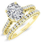 Garland Diamond Matching Band Only (engagement Ring Not Included) For Ring With Cushion Center yellowgold