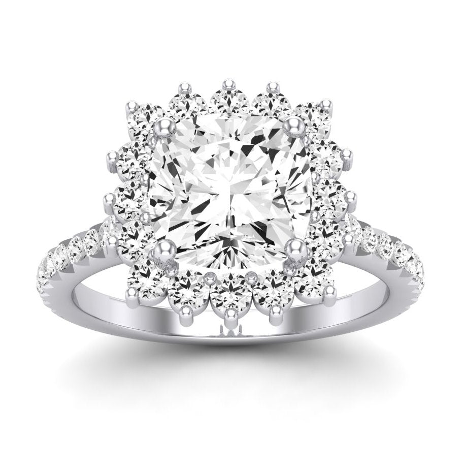 Gazania - Cushion Lab Diamond Engagement Ring VS2 F (IGI Certified)