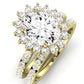 Gazania Diamond Matching Band Only (does Not Include Engagement Ring) For Ring With Oval Center yellowgold