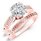 Heath Diamond Matching Band Only (engagement Ring Not Included) For Ring With Round Center rosegold