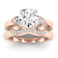 Hibiscus Moissanite Matching Band Only (does Not Include Engagement Ring)  For Ring With Round Center rosegold
