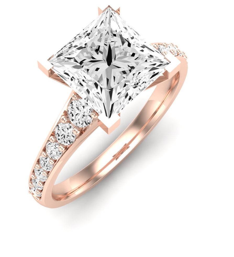 Holly Princess Diamond Engagement Ring (Lab Grown Igi Cert) rosegold
