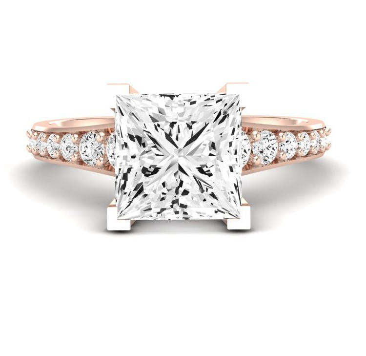 Holly Princess Diamond Engagement Ring (Lab Grown Igi Cert) rosegold