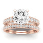 Holly Diamond Matching Band Only (does Not Include Engagement Ring) For Ring With Round Center rosegold