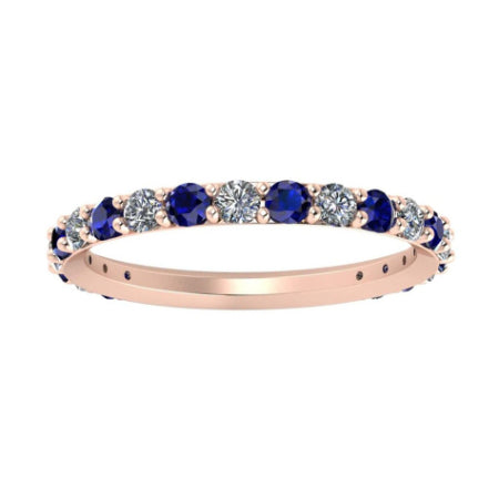 Ashby Trendy Diamond Wedding Ring rosegold