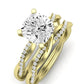 Iris Moissanite Matching Band Only (does Not Include Engagement Ring) For Ring With Cushion Center yellowgold