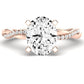 Iris Oval Diamond Engagement Ring (Lab Grown Igi Cert) rosegold