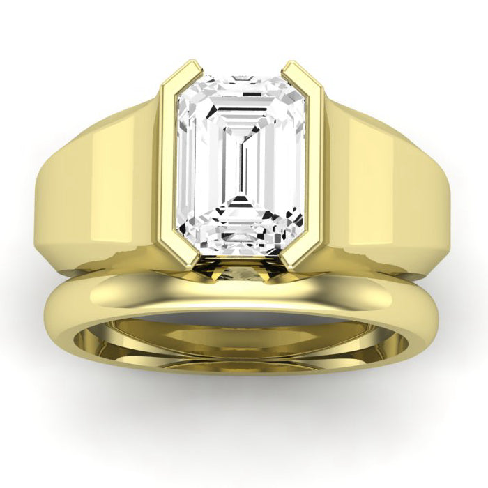 Jasmine Emerald Diamond Bridal Set (Lab Grown Igi Cert) yellowgold
