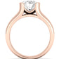 Jasmine Oval Diamond Engagement Ring (Lab Grown Igi Cert) rosegold