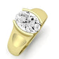 Jasmine Oval Diamond Engagement Ring (Lab Grown Igi Cert) yellowgold