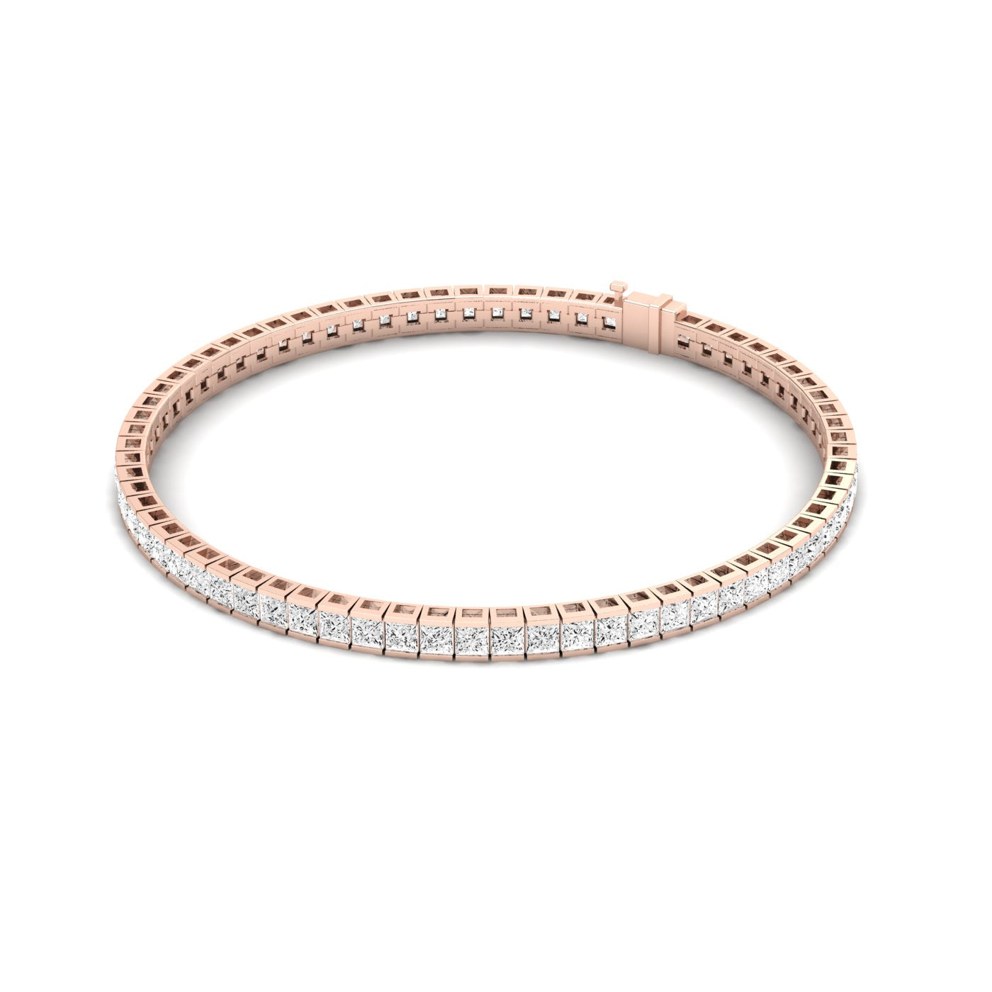 Best Princess Cut Tennis Bracelet Online| Italo Jewelry