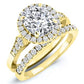 Kalmia Diamond Matching Band Only (engagement Ring Not Included) For Ring With Cushion Center yellowgold