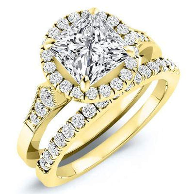 Kalmia Diamond Matching Band Only (engagement Ring Not Included) For Ring With Princess Center yellowgold