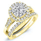 Kalmia Moissanite Matching Band Only (engagement Ring Not Included) For Ring With Princess Center yellowgold