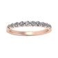 Arava Trendy Moissanite Wedding Ring rosegold