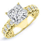 Kassia Princess Diamond Engagement Ring (Lab Grown Igi Cert) yellowgold