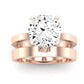 Lantana Moissanite Matching Band Only (engagement Ring Not Included) For Ring With Cushion Center rosegold