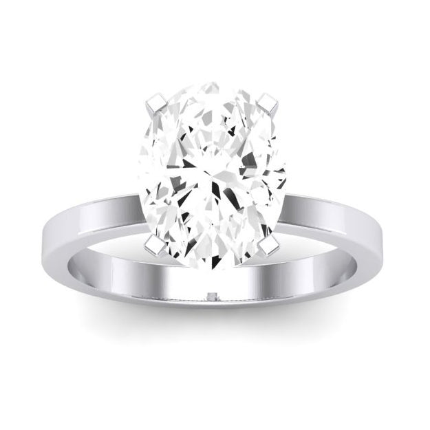 Lantana Oval Diamond Engagement Ring (Lab Grown Igi Cert) whitegold