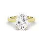 Lantana Oval Diamond Engagement Ring (Lab Grown Igi Cert) yellowgold