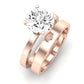 Lantana Diamond Matching Band Only (engagement Ring Not Included) For Ring With Round Center rosegold
