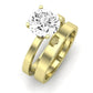 Lantana Diamond Matching Band Only (engagement Ring Not Included) For Ring With Round Center yellowgold
