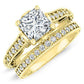 Laylani Diamond Matching Band Only (engagement Ring Not Included) For Ring With Princess Center yellowgold