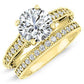 Laylani Diamond Matching Band Only (engagement Ring Not Included) For Ring With Round Center yellowgold