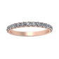 Almila Trendy Diamond Wedding Ring rosegold