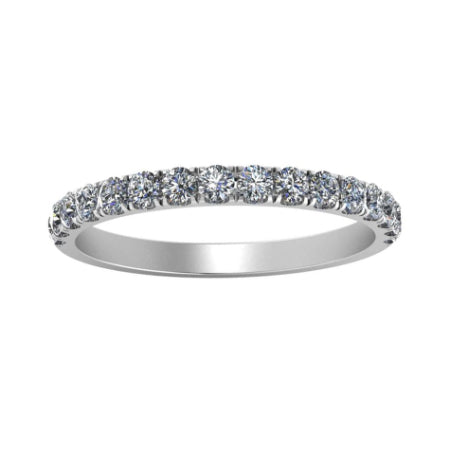 Almila Trendy Diamond Wedding Ring whitegold