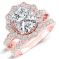 Lita Moissanite Matching Band Only (engagement Ring Not Included) For Ring With Cushion Center rosegold