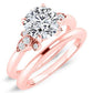 Lobelia Diamond Matching Band Only (engagement Ring Not Included) For Ring With Round Center rosegold