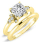 Lobelia Diamond Matching Band Only (engagement Ring Not Included) For Ring With Princess Center yellowgold