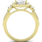 Lunaria Emerald Diamond Engagement Ring (Lab Grown Igi Cert) yellowgold