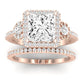 Lunaria Diamond Matching Band Only (does Not Include Engagement Ring) For Ring With Princess Center rosegold