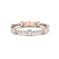 Chelsea Round Cut Diamond Bracelet (clarity Enhanced) rosegold