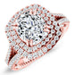Lupin Cushion Diamond Engagement Ring (Lab Grown Igi Cert) rosegold