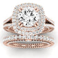 Lupin Diamond Matching Band Only (does Not Include Engagement Ring)  For Ring With Round Center rosegold