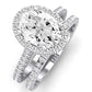 Mallow Diamond Matching Band Only (does Not Include Engagement Ring)   For Ring With Oval Center whitegold