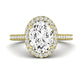 Mallow Oval Diamond Engagement Ring (Lab Grown Igi Cert) yellowgold